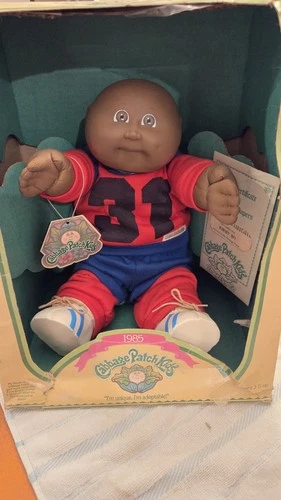 Cabbagepatch Kids Vintage, Black Boy, HM 3, Black Signature, Factory OK