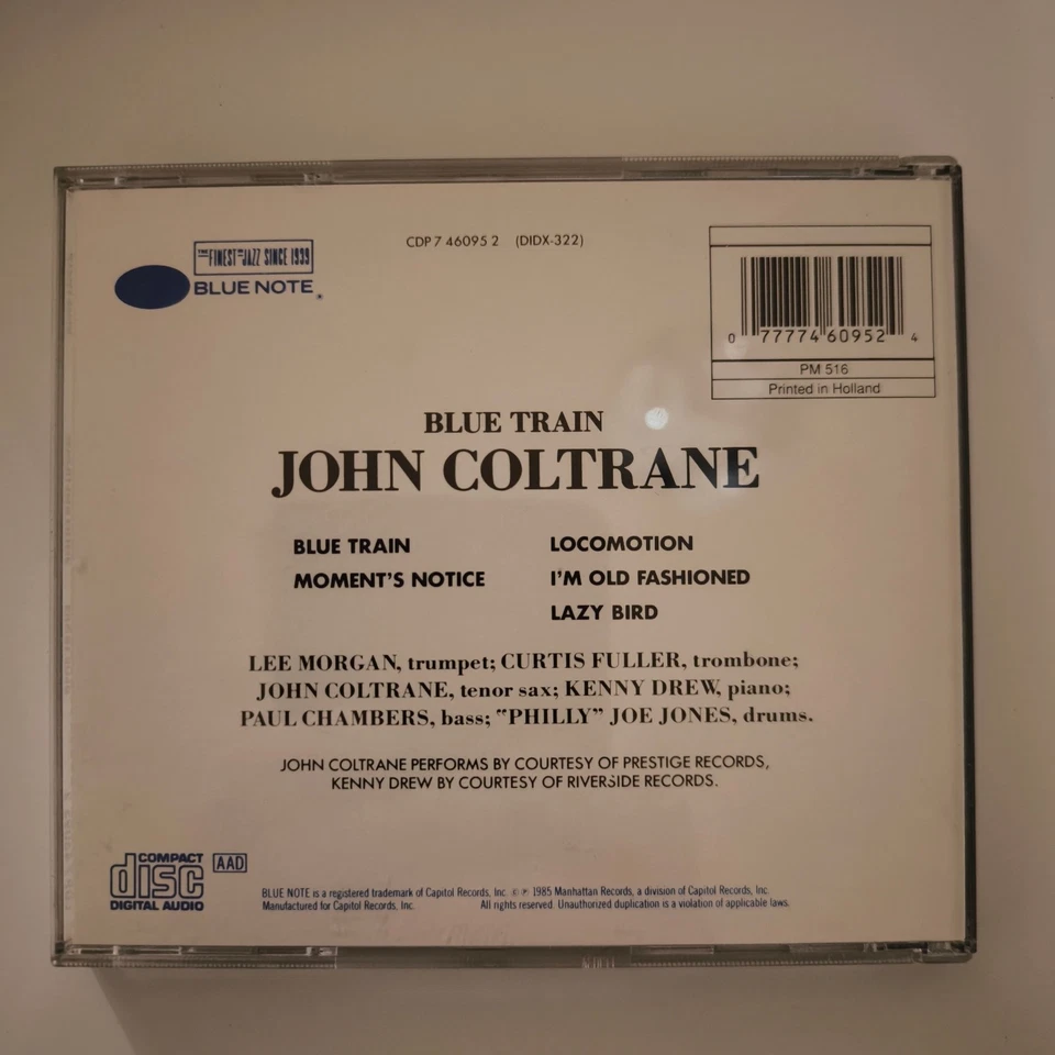 John Coltrane - Blue Train, CD, Jazz, Blue Note - Bild 2 von 2