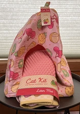 PUSHEEN Fruits 2024 Cat Kit Pop Up Bed & Litter Mat - NEW w/Tags Colorful Kawaii