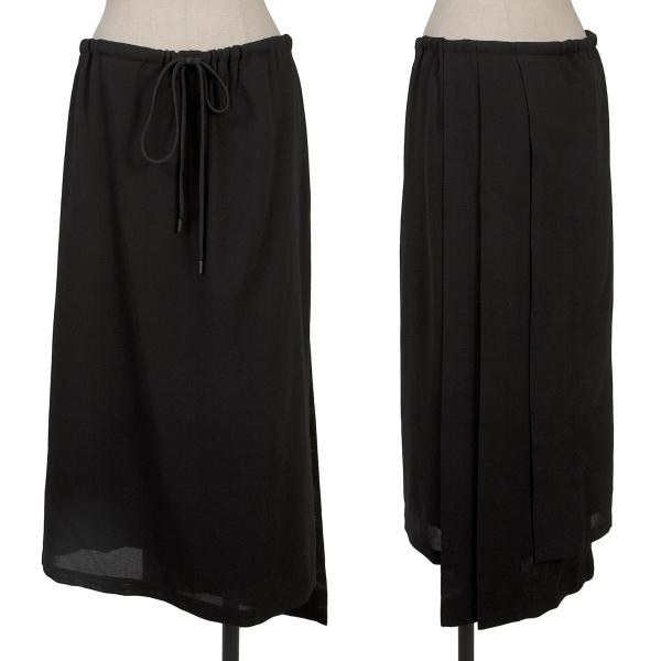 Yohji Yamamoto FEMME Back Pleats Asymmetry Skirt Size 1(K