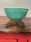 Pyrex #403 Green Bowl Mixing Bowl. Has Excessive Wear