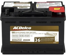 ACDelco Gold 48AGM (88864541) 36 Month Warranty AGM BCI Group 48 Battery