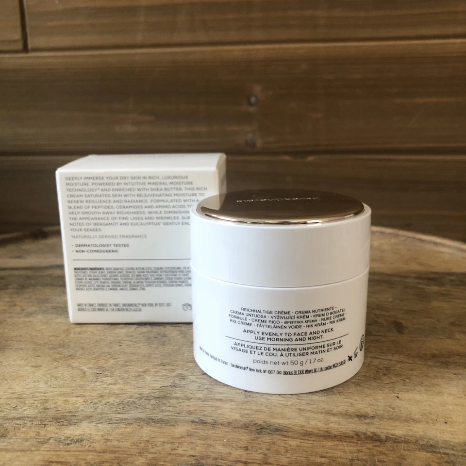 Crema facial rica restauradora Bareminerals Butter Drench, loción facial hidratante Foto 4 de 4
