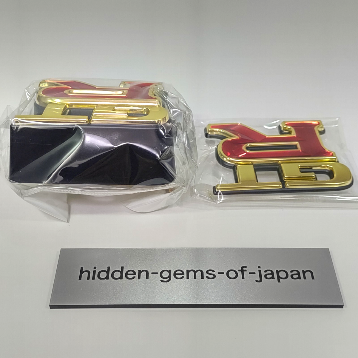 New GT-R R32 R33 R34 R35 Gold Emblem Front & Rear Set JDM Style 