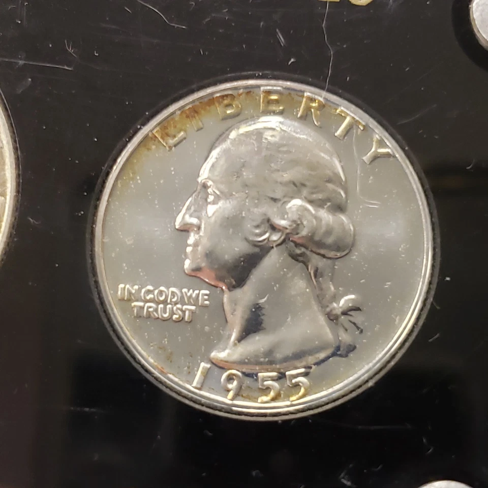 1955 US United States Silver Proof Set Capital Plastics Gem PF Cam - X5521 - Image 4 of 4