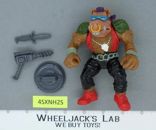 Bebop HARD HEAD 100% Complete Teenage Mutant Ninja Turtles TMNT 1988 Playmates