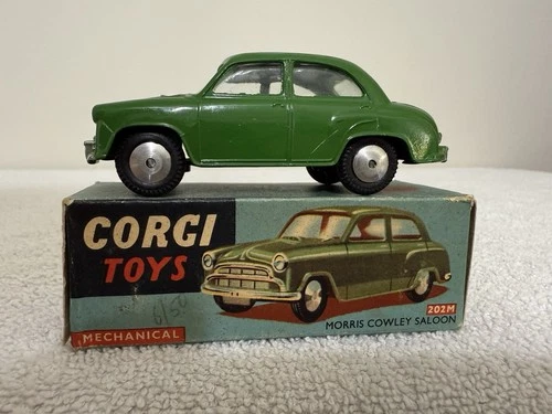 Vintage original Corgi # 202M Morris Cowley Saloon Mechanical In original box.