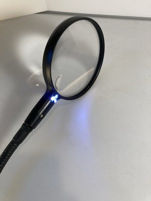 Carson CL-65 MagniFlex Clamp-On Gooseneck Magnifier with LED Light
