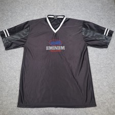 Vintage Eminem Shirt Large Black The collection Tour Football Slim Shady 90s