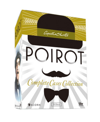NEW- Agatha Christie's Poirot: Complete Cases Collection (DVD,33D Box set ) .