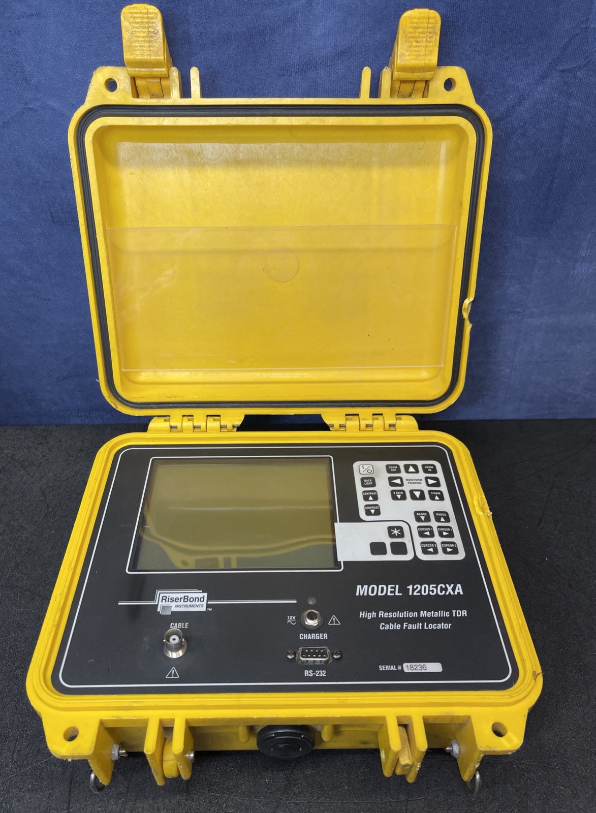 Riser Bond 1205CXA High Resolution Metallic TDR Cable Fault Locator