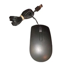 Dell MS116p Optical 1000 DPI Scroll Wheel Wired Mouse Genuine OEM - Black TESTED