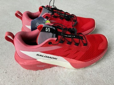salomon SENSE RIDE 5W Gr.38 2/3  Tea Rose/Fiery Red/Vanilla Ice Laufschuhe Trail