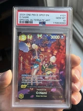 O-Nami SP PSA 10 / OP07 OP06-101 / 500 Years in the Future One Piece CCG / TCG
