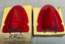 NOS NORS Tail Light Lens 1954 Chevrolet Aftermarket