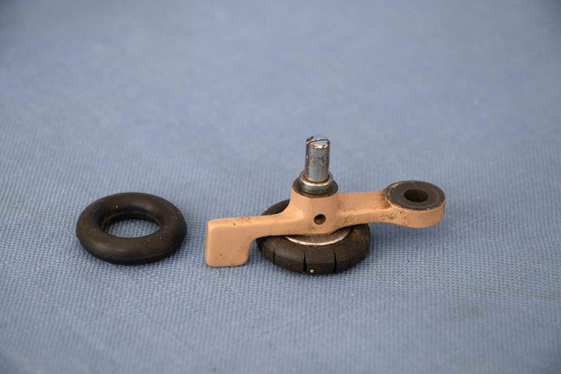 Vintage Singer 301 401 Bobbin Winder Assembly #172165 plus Rubber Friction Tire