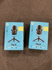 TWO: JLab Talk Go USB Microphone - SET OF 2, NIB (MTALKRBLK4)