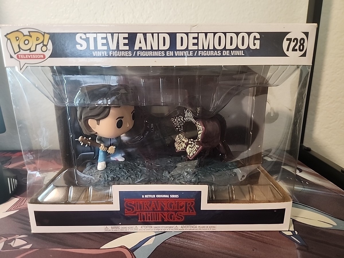 Funko Pop! Moments: Stranger Things Steve and Demodog #728 | eBay