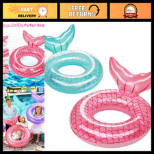 Kids Inflatable Pool Floats, Colorful Swimming Rings for Summer Fun, Water Play