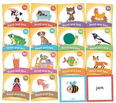 Sara Wernham - Jolly Phonics Read and See Pack 1   in Precursive Lett - G245z