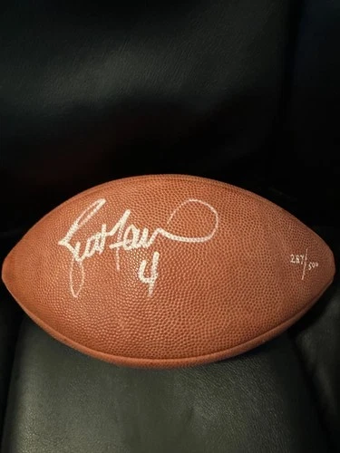 Brett Favre Signed Wilson Super Bowl XXXI Football Beckett Authenticated COA BAS