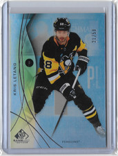 2024-25 UD SP GAME USED RAINBOW BASE PARALLEL 21/58 KRIS LETANG #50 PENGUINS