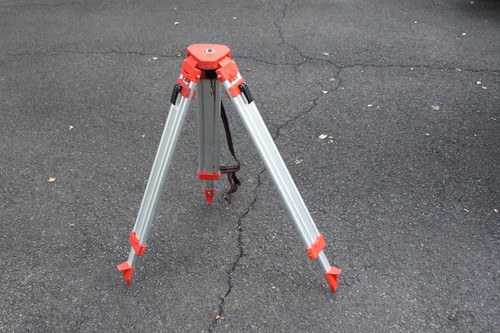 Surveying Tripod, Aluminum Survey Tripod with 1/2"x20 Threaded Flat Head - Picture 11 of 16
