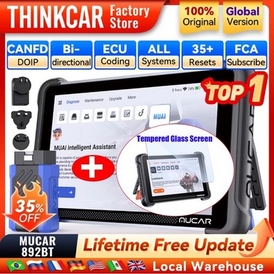 Mucar 892BT MUAI Car Diagnostic Tool Bidirectional Scanner 35+ Reset Free Update