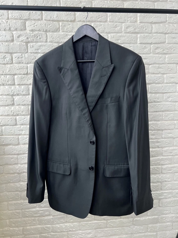 Versace Black 3 Piece Suit Men's Size 50 - Image 2 of 4