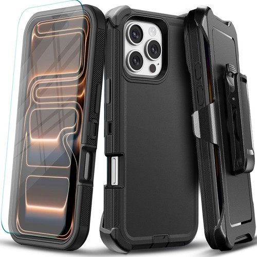 Für iPhone 16 Pro Max Hülle 16E Handyhülle Stoßfest Clip Fit Otterbox + Display - Bild 2 von 43