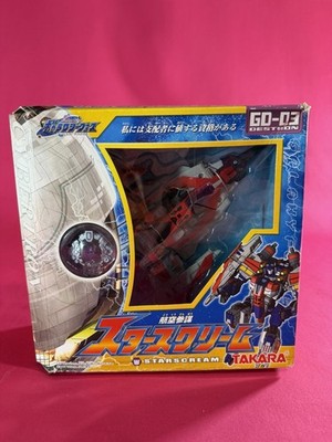 Takara Galaxy Force GD-03 Starscream Destron Voyager Class JP Import Damaged Box