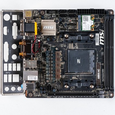 MSI A88XI AC FM2+ Mini ITX Motherboard DDR3 AMD A88X APU Support Wifi HDMI HTPC
