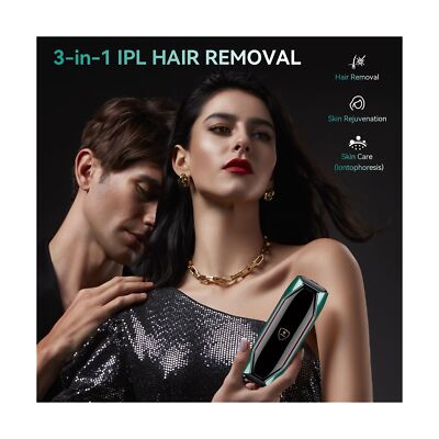 JOVS X IPL Hair Removal for Women and Men, Permanent 3-in-1 Hair