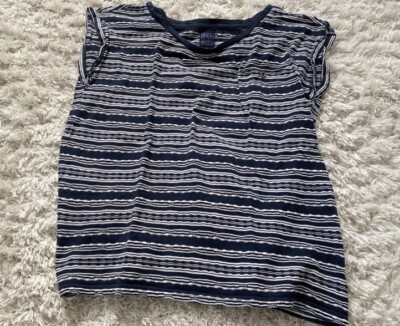 The Sting T-Shirt gestreift Marine blau weiß Gr. M 38