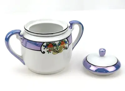 Buy 47 Piece Lot Meito China Tea Set Made In Japan Lusterware Periwinkle Blue Purple