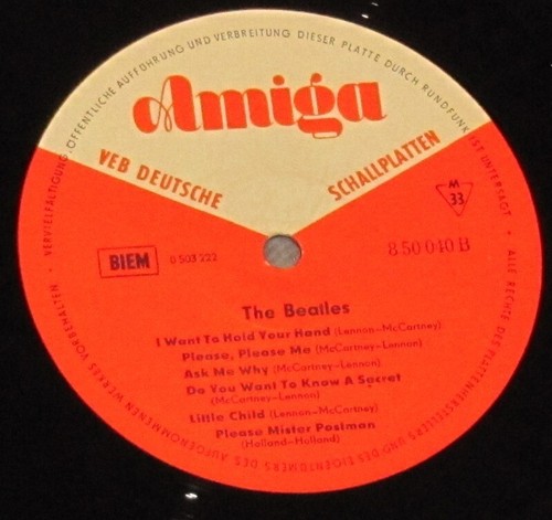 The Beatles LP AMIGA 850040 Trommelcover grün/rot VEB Deutsche TOLLER Zustand - Bild 4 von 4