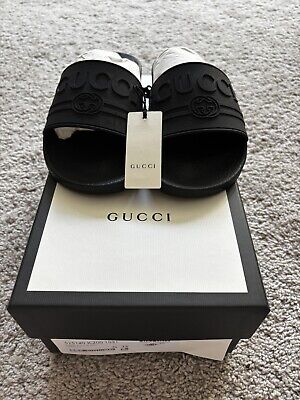 Women's Gucci Slides - Gucci Logo Slide | eBay Women's Gucci Slides - Gucci Logo Slide | eBay