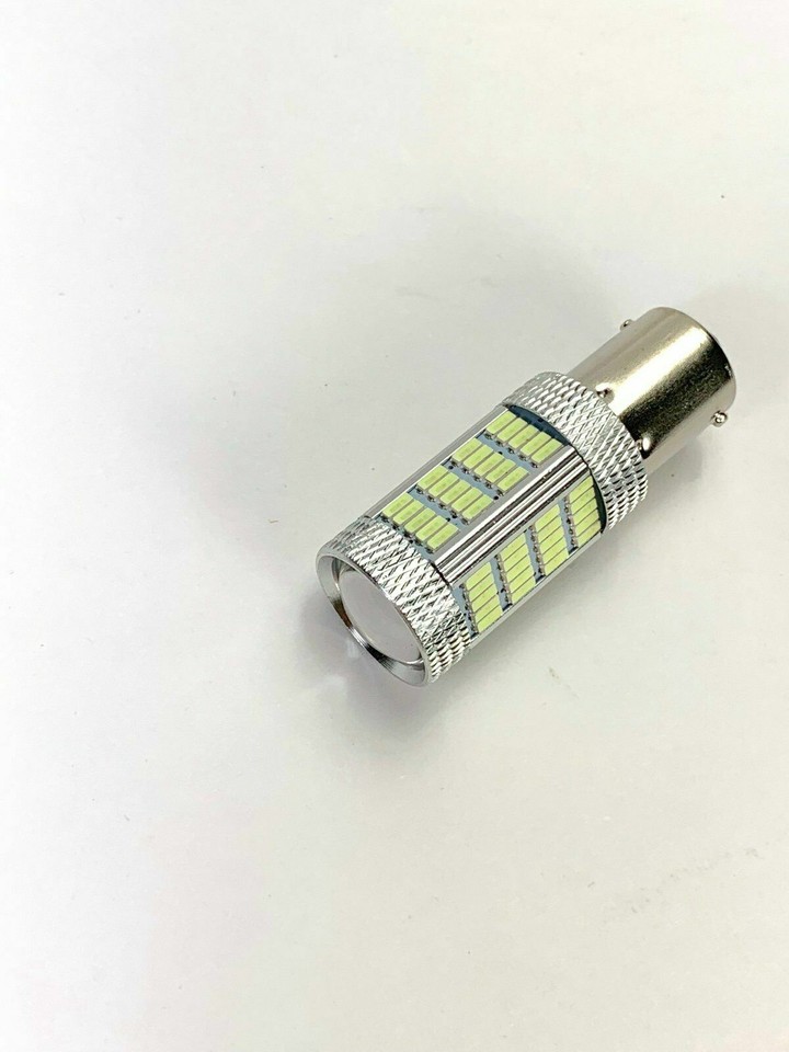 YAN 1156 Ice Blue LED Backup Reverse Light Bulb – P21W/BA15S/7506/3497 – 12V, Single
