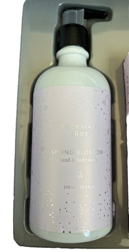 New Beekman 1802 Spring Blossom Box 6 pc Gift Set Goat Milk Lotion Soap Bodywash - Picture 5 of 10