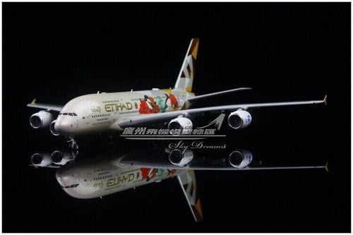 1:400 Phoenix ETIHAD AIRBUS A380 Passenger Airplane Diecast Aircraft Plane Model - Picture 6 of 11