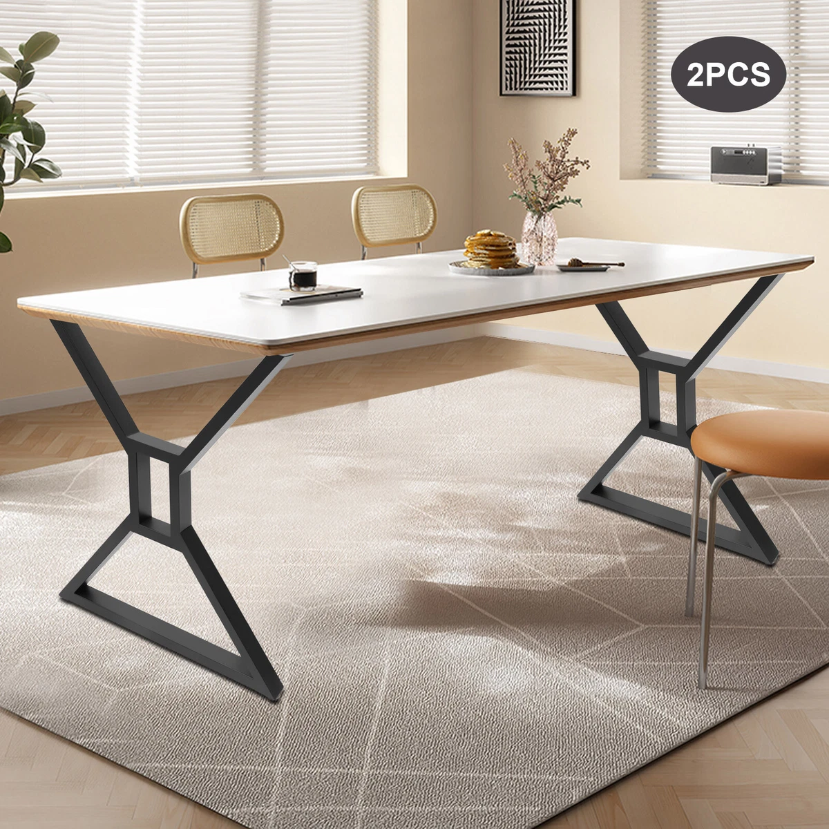 28 inch metal on sale table legs
