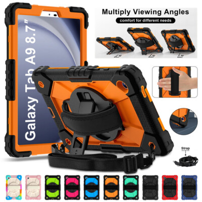 Rugged Armor Case für Samsung Galaxy Tab A9 Tablet 8.7'' Stoßfest Ständer Cover