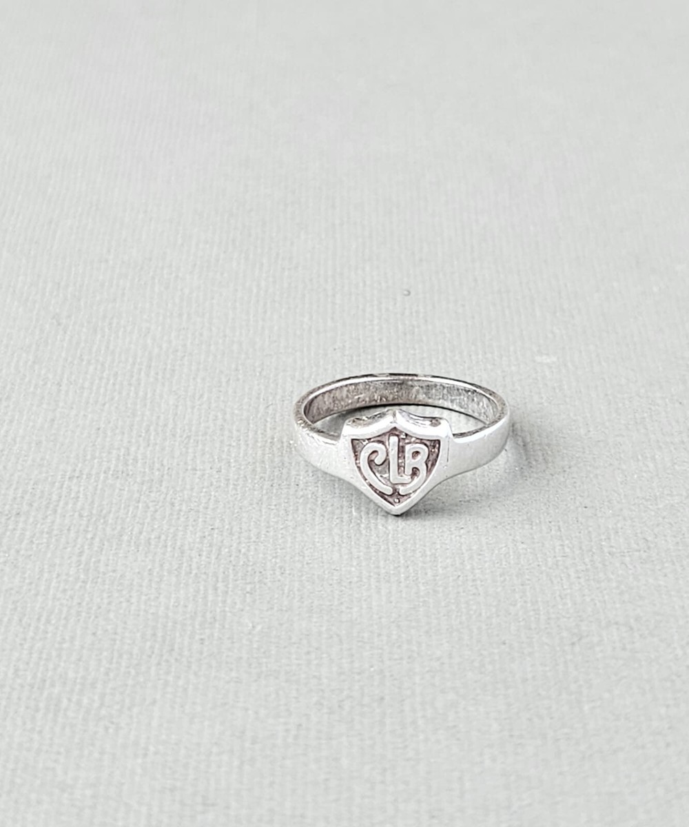 Vintage CTR Ring Masters Shield CLB Gem Smith CLR Sterling Silver