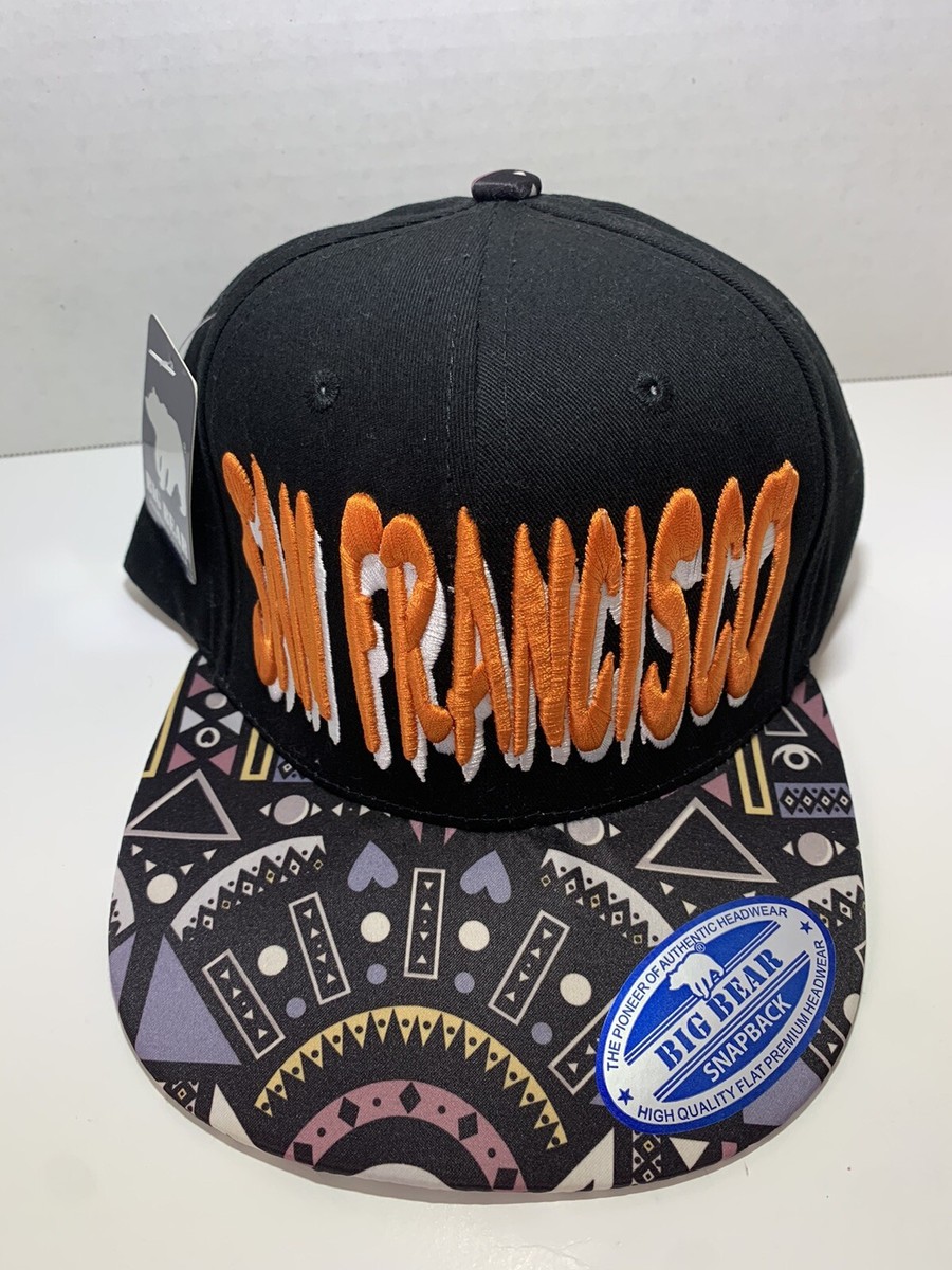 ビッグベアーです NWT Big Bear Headwear Baseball Cap Snapback San Francisco Women's