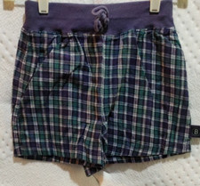 Vintage B.U.M. Equipment Plaid Shorts - As Is/Slightly Distressed  Torn At Hem 