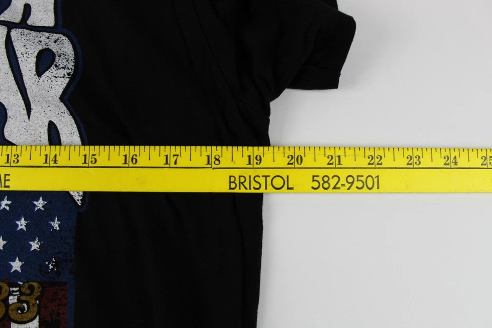 Camiseta Martin Guitars Negra Hombre Grande Estampado Parotítico "Desde 1833" Foto 4 de 4