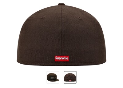 Supreme Classic Script New Era Cap Hat Brown 7 1/2 - FW18 - NEW | eBay