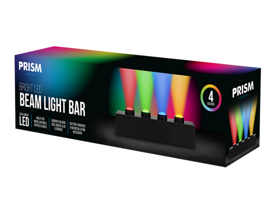 LED Party Light Bar Home House Party Disco DJ Bright Beam Lightbar RGB Battery - Image 4 of 4