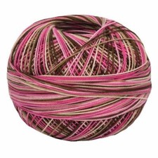 Lizbeth Egyptian Cotton Thread Size 10 Color 166 Pink Cocoa