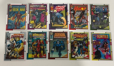 2024 Topps Chrome Marvel 90s Classic Comic Book Covers Insert Full